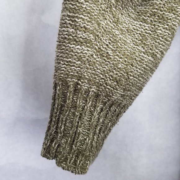 SPARROW by Anthropologie Cardigan Women S Open Green Heather Knit Pocket Slouchy - Picture 4 of 16